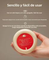 Lámpara De Mesa Creativa En Forma De Hongos Mini Recargable Con Colorido Atardecer Luz Nocturna Para Decoración De Sala De Estar Y Bar De Café - details 7