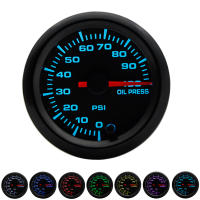 Gauge De Coche LED 52mm 7 Colores Boost/Temperatura De Agua/Temperatura De Aceite/Presión De Aceite/Voltímetro/Área De Combustible/EGT/Tachímetro RPM +Gauge Pods - details 7