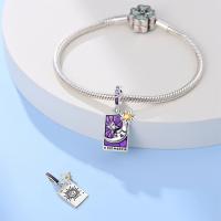 Encantos Originales De Plata 925 Para DIY Pulsera Y Collar Joyería Para Mujer Con Deseño De Sol Y Luna Joyas Delicadas - details 90