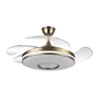 ABRILA ALTA GAMA Ventilador Dc Dani 59w 6980lm CUERO 4 Aspas desp.107d 3000-4000-6000k Control Remoto, Regulables intensidad, Memoria Y Temporizador Control de aire verano o invierno Incluye mando y dos tijas de 12,5 y 20 centímetros Calidad Garantizada - details 2