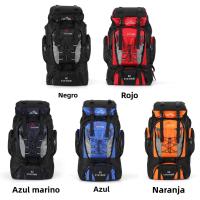 Mochila De Escalada 80L Con Correas Ajustables Para Viajes Al Aire Libre Mochila De Montaña Para Senderismo Accesorios De Escalada De Nylon Capacidad Grande - details 4
