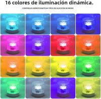 Lámpara De Agua Ondulante USB Luz Nocturna Romántica Proyector De Ambiente Oceánico Para Fiesta Dormitorio Sala De Estar Casa Vacaciones - details 3