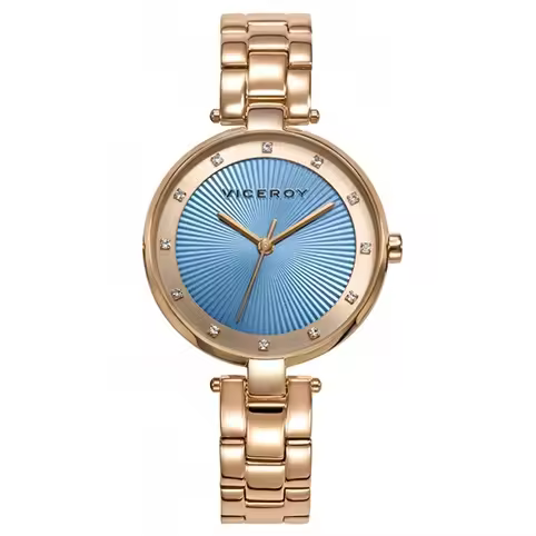 Reloj Viceroy 471300-67 | Analógico | Cuarzo | Esfera Plateada | Correa Marrón - 1