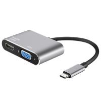 Adaptador De Dock Hub 4K Type C a HDMI USB C 3.0 VGA PD Para Macbook Samsung S20 Huawei Xiaomi Compatible Con Dex - details 9