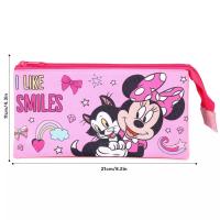 Minnie Mouse Estuche Simple o Portatodo Triple Compartimento - Estuches Escolares - details 0