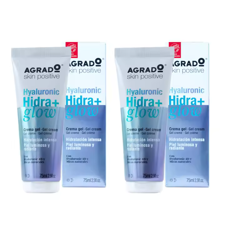 Agrado - Pack Hidraglow - x2 Crema gel Hyaluronic Hidra Glow - 1