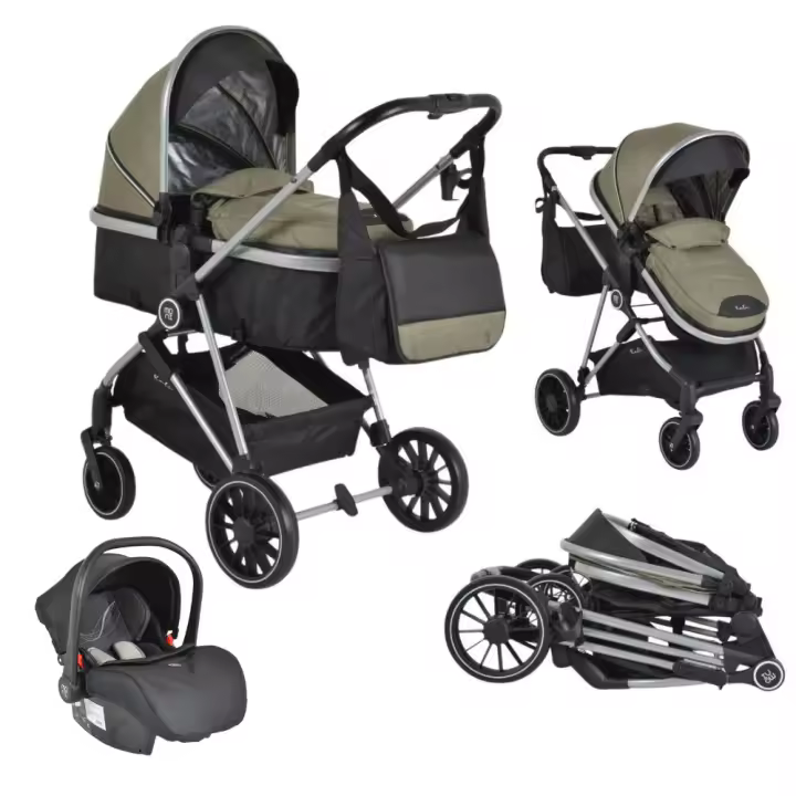 MONI Carrito de bebé trío convertible KALI hasta 22 kg con silla de coche MULTI i-size 40-87 cm de Moni - 1