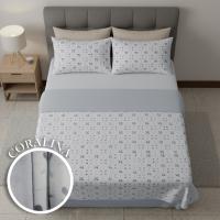 Juego Sabanas Cloe Coralina Mommata 180 gr/m² Soft Silk Doble Perchado para Cama de 90 a 180 cm, Tacto Seda - details 5