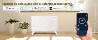 AIGOSTAR Calefactor Bajo Consumo,Convector Eléctrico Panel de Vidrio Ultra Fino. Conexión Wi-Fi, Temporizador de 24 h, 3 modos, Pantalla LED Táctil. Programable. (2000W - WIFI) - details 1