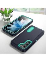 Funda De Teléfono Doble Capa Antideslizante Para Samsung Galaxy S24 S23 S22 plus Ultra A15 A54 A14 A13 A53 A03S Resistente Al Choque Y a Los Golpes Con Soporte De Pie - details 3