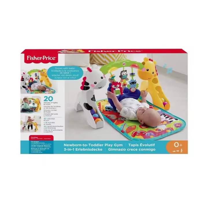 Fisher-Price - Gimnasio Crece Conmigo con luces y sonido - (Mattel CCB70) - 1