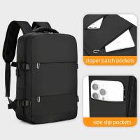 Mochila Viaje Cabina Avion 40x20x25, Mochila de Cabina para Ryanair, Maletas de Viaje Cabina, Travel Backpack, Mochila Portatil Hombre Mujer, Equipaje de Mano Bolso Mochilas 20L - Negro - details 2