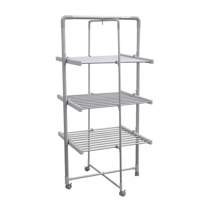 Cofan Tendedero Eléctrico de Torre | 4 Ruedas Omnidireccionales con Freno | Potencia: 300 W | Tendedero Portátil con Secado Rápido - 1