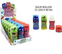 Sour Roll On Candy 40 ml caja 15 unidades| Caramelo Líquido Ácido | Sabores Surtidos | Golosina Original - details 2