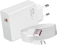 XIAOMI 67W HyperCharge Combo Cargador Adaptador 67W QC3.0 + Cable USB-C Pared Corriente | Carga Rápida | Compatible con Redmi Xiaomi 14T 15T 15 Ultra iPhone 17 16 15 14 13 12 Pro Plus, Samsung Galaxy S22 Ultra, Galaxy Tab, iPad Pro, Nintendo Switch 2 - details 2