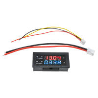 M4430 Voltímetro Y Amperímetro Digital De 4 Dígitos 0-100V/10A Con Pantalla Dual Roja Y Azul Medidor De Voltaje Y Corriente Tester Detector - details 10
