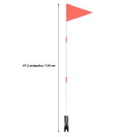 Bandera De Seguridad Para Bicicleta Con Palo De Fibra De Carbono Y Bandera Triangular Para Niños Set De Seguridad Para Ciclistas - details 6