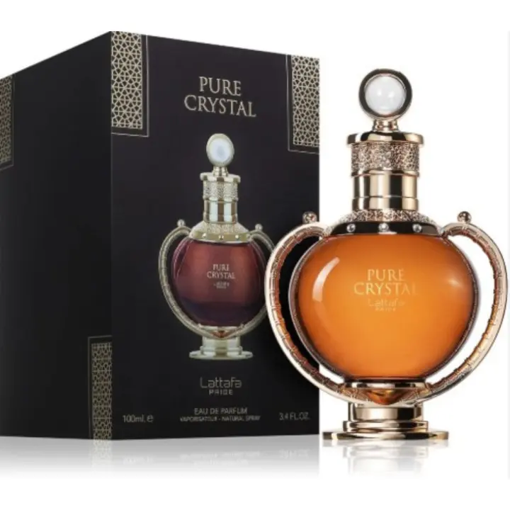 Perfume Árabe 100% Original Lattafa Pride Pure Crystal – Lujo y Elegancia Unisex 100 ml - 1