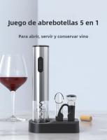 Mysticlejoy Abrevidrios Eléctricos Automáticos VBGS-KB1-602002 Para Botellas De Vino Tinto Herramienta De Apertura De Botellas De Acero Inoxidable - details 0