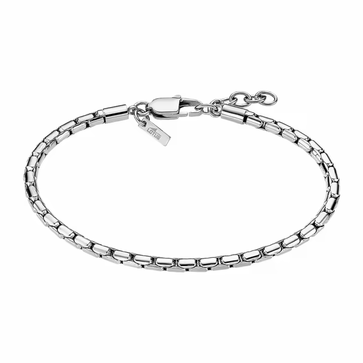 PULSERA LOTUS STYLE MEN IN BLACK LS1799-2/1 ACERO - 1