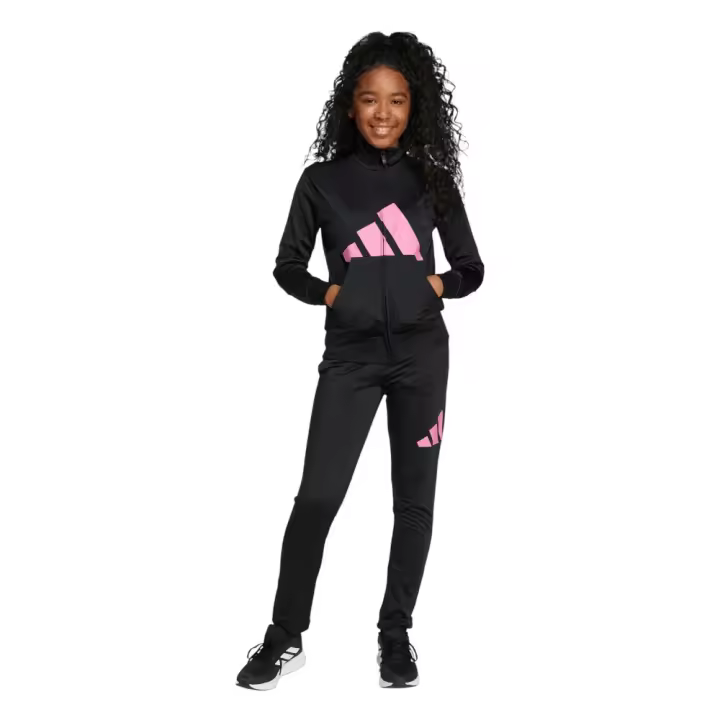 Chandal Adidas Jg Bl Tr Ts 205 Negro Rosa Jw2403 Conjunto Niña Niño - 1