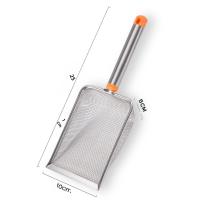 Escobilla De Arena Para Gatos De Acero Inoxidable Con Mango Largo Adecuada Para Conejos Y Otros Mascotas Suministros Para Mascotas - details 5