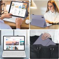 Funda con Teclado Español Ñ compatible con Xia/omi Red/mi Pad 2 Pro 12.1 Pulgadas (2025),"(No se puede utilizar para Red/mi Pad 2 11''). Carcasa PU Delgada rotectora con Teclado Bluetooth Desmontable - details 1