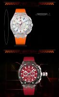 Reloj De Pulsera Para Hombre MINI FOCUS Ultra-ligero Con Caja Octagonal Transparente Multifuncional Resistente Al Agua Y Al Shock Estilo Deportivo - details 16