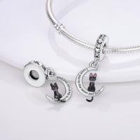 Encantos De Animal Colección Plata Francés Bulldog Gato Mariposa Ladybug Para Pulseras Originales Joyería Hechas a Medida - details 123