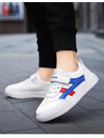 Nuevos Zapatos Deportivos Casuales Para Niños Y Niñas En Piel PU Blanco Zapatos Para Escuela Para Boys Y Girls Tamaño 7-13 Adecuados Para Otoño - details 9