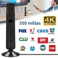 Antena De Televisión Interior 4K 1080P Con Amplificador Inteligente Mejora La Recepción De Señal Adaptador De Corriente AC Para Hogar - details 1