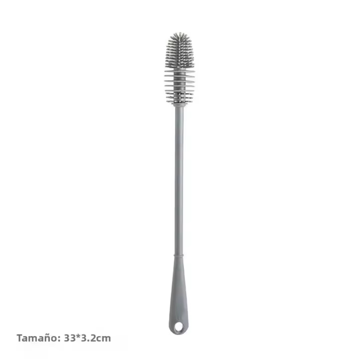 Cepillo De Silicona Para Vaso Limpiador De Rincones Muertos Sin Gaps Cepillo De Plástico Para Botella De Leche Limpieza Doméstica - 1