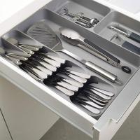 Joseph Joseph DrawerStore Organizador de Cubiertos y Utensilios, 5 compartimentos para cubiertos, gris - details 2