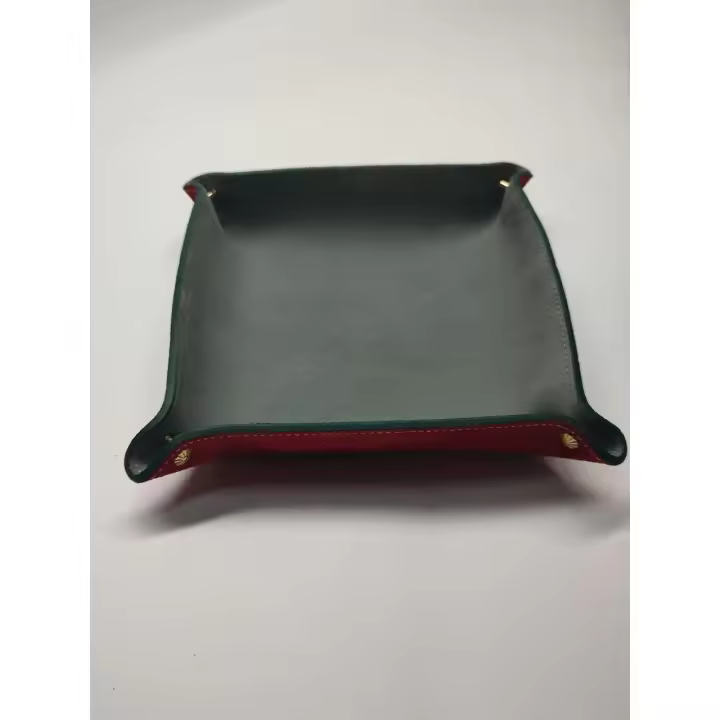 Sola VACIABOLSILLOS DE CUERO ROJO Y GRIS - 1