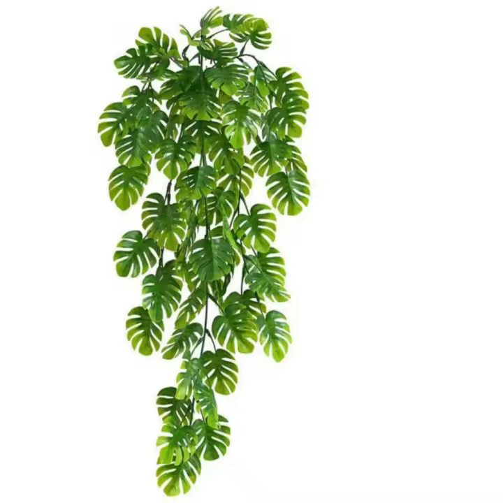 Decoración De Pared Con Planta Artificial De Vigne Colgante Para Habitación Y Fiesta Adorno De Ventana Material De Plástico - 1