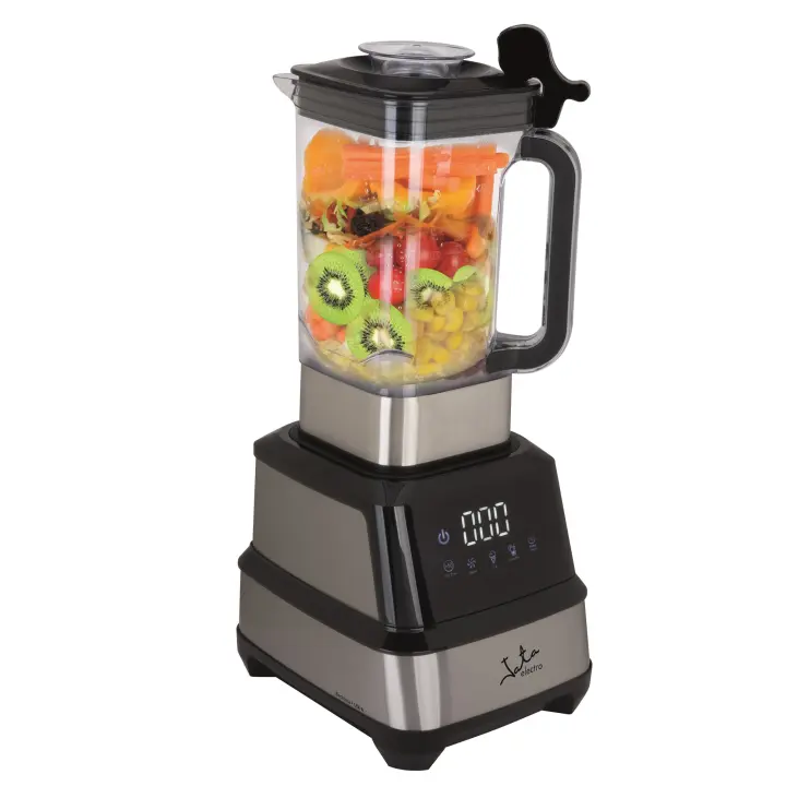 Jata Batidora de Vaso de Tritan con Panel de Mandos Táctil 8 Velocidades 6 Cuchillas de Acero Inox Cuerpo de Acero inox, 1,600 W 1,8 l de Capacidad - BT1050 - 1