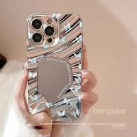 Funda Protectora De Teléfono Con Patrón De Mariposa Azul Y Espejo Para Apple iPhone 17 16 15 14 13 12 11 pro Max Compatible Con Varias Modelos - details 22