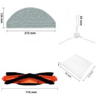 Accesorios Para Aspiradora Xiaomi S20 E10 E12 B112 C103 D106: Cepillo Principal Cepillo Lateral Paño De Mopa Filtro HEPA - details 5