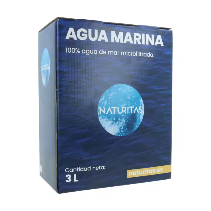 Agua Marina 3 L NATURITAS Ideal para beber y cocinar Sin aditivos Microfiltrada en frío - 1