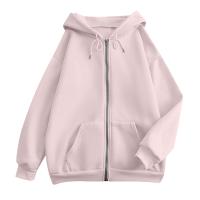 Sudadera De Mujer Con Capucha Abrigo Casual De Color Sólido Otoño E Invierno Con Bolsillos Y Cierre De Cremallera Largo Manga Para Calle - details 23