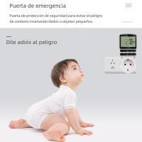 Interruptor De Tiempo Digital Electrónico Programable 12/24 Horas Enchufe De Control De Tiempo Para Cocina Compatible Con EU UK US AU FR Plug 220V - details 6