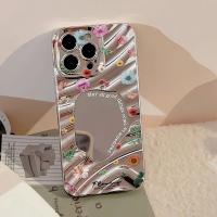 Funda Protectora De Teléfono Con Patrón De Mariposa Azul Y Espejo Para Apple iPhone 17 16 15 14 13 12 11 pro Max Compatible Con Varias Modelos - details 13