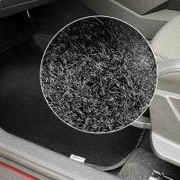 Enerfero-Juego Alfombrillas para Coche,Universales Alfombra de Moqueta para Vehículo, Antideslizantes 4 Piezas,color negro - details 1