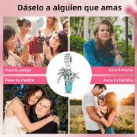 Encantos De Viaje Para Café Plata Charms Para Perros Y Gatos Corazón De Cuentas Adecuados Para Pulsera Original DIY Tendencia Clásica Vintage Romántica - details 33