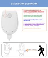 Luz De Noche Inteligente Con Sensor PIR Para Inodoro Luz De Baño Impermeable Para Asiento De Inodoro Iluminación LED Luminaria Lampara WC - details 9