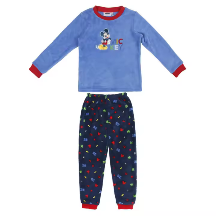 Pijama largo Mickey Mouse 63994 azul Niño - 1