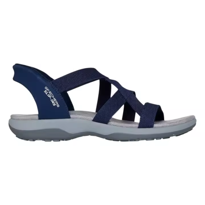 Sandalias Skechers Go Walk Flex Sandal Glimmer Up Azul Marino 141489-Nvy Sandalas Comodas Mujer - 1