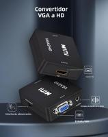Convertidor VGA a HDMI Compatible Portátil VGA2HDMI Video Box Adaptador De Audio 1080P Para Proyector Notebook PC HDTV TV - details 1
