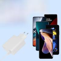 Cargador Rápido De Pared 67W 6A Para Xiaomi 10 11 12 Lite 13 14 15 Redmi Note 11T 12T 13 pro POCO Turbo Carga USB Tipo-C Cable De Carga Tipo-C a USB 1m Blanco - details 14