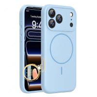 Funda De Silicona Mate Líquida Para iPhone 17 16 15 14 pro Max plus Air Case Con Carga Inalámbrica Magnética Compatible Con Magsafe Cubierta Suave - details 11
